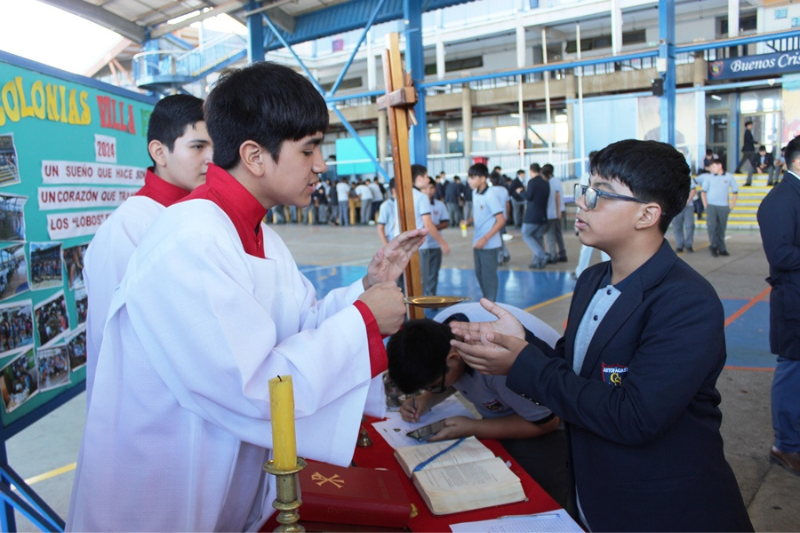 Estudiantes salesianos de Antofagasta disfrutan Expo Pastoral 2024