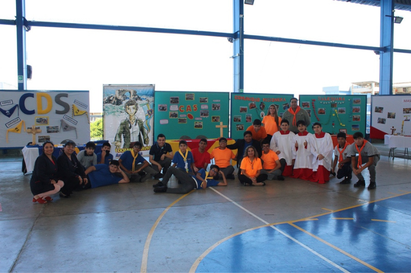 Estudiantes salesianos de Antofagasta disfrutan Expo Pastoral 2024