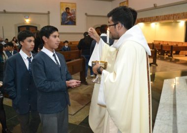 Salesianos Valparaíso vive misas por curso y momentos Ágape