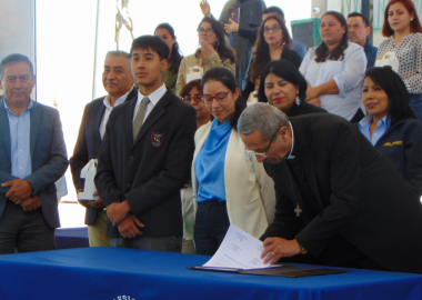 Don Bosco Calama dio el vamos a sexta etapa de construcción del colegio